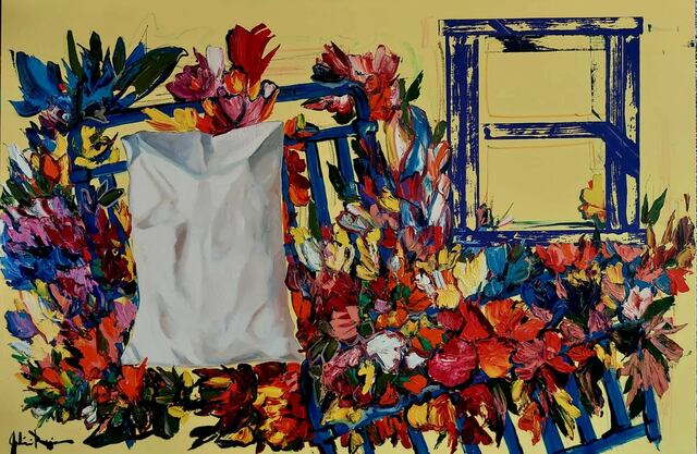 Pintor boricua transmite alegría en medio de la adversidad