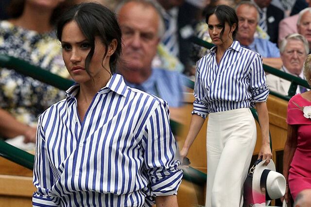¡Humillada y molesta! Obligan a Meghan Makle a quitarse su sombrero en evento público