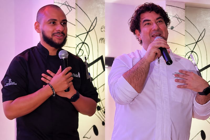 Lenny Disla y el chef ejecutivo Paolo Bonomo unieron coctelería y cocina en una velada especial que conectó República Dominicana e Italia a través de sus sabores.