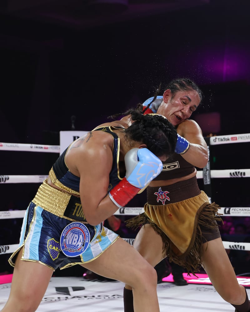 Amanda Serrano vs. Lucrecia Manzur. Foto: Most Valuable Promotions.