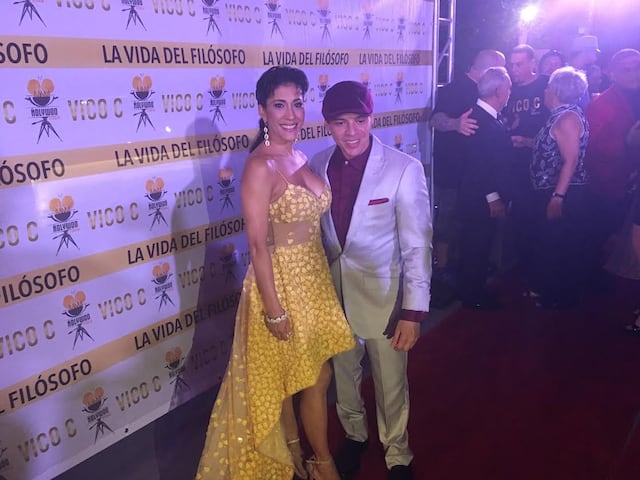 Vico recuerda a su madre en la premier de su película