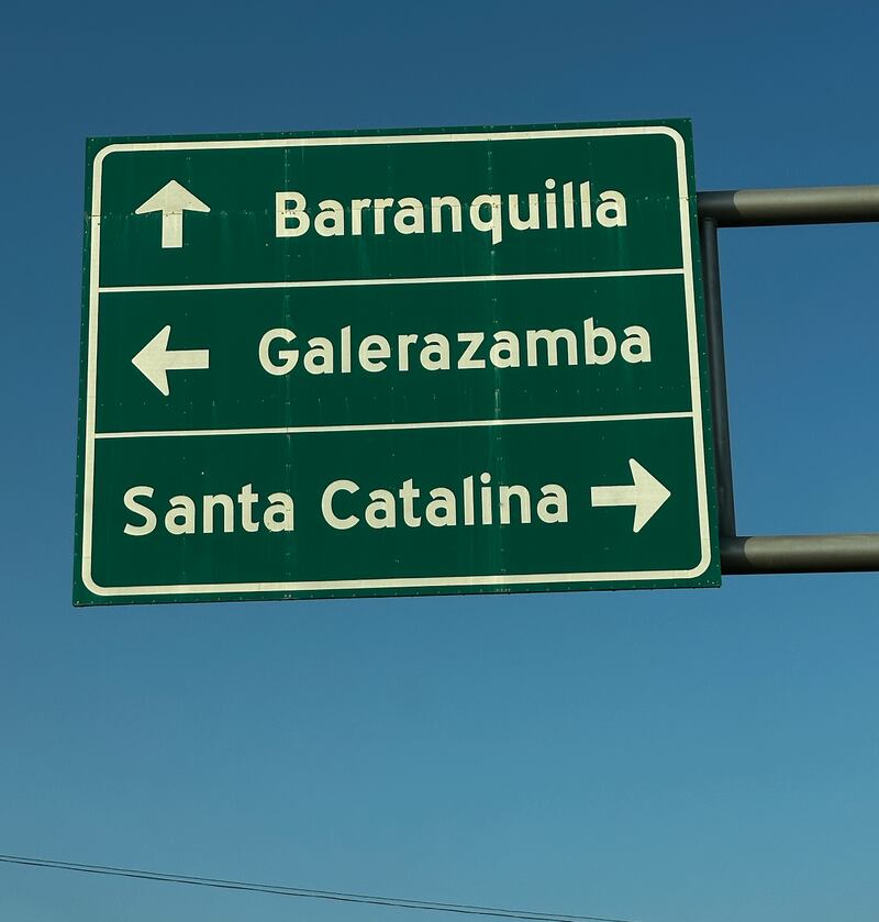 Ruta de Cartagena a Barranquilla.