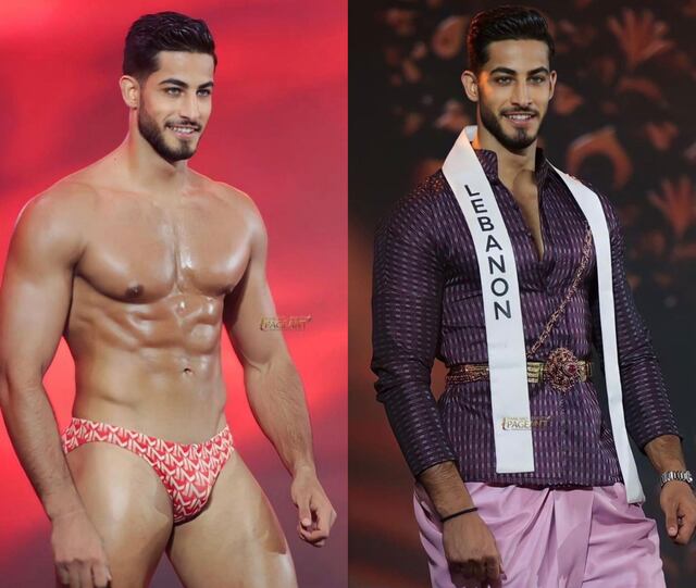 Desgarradora reacción de Mister Líbano en la final de Mister International 2023