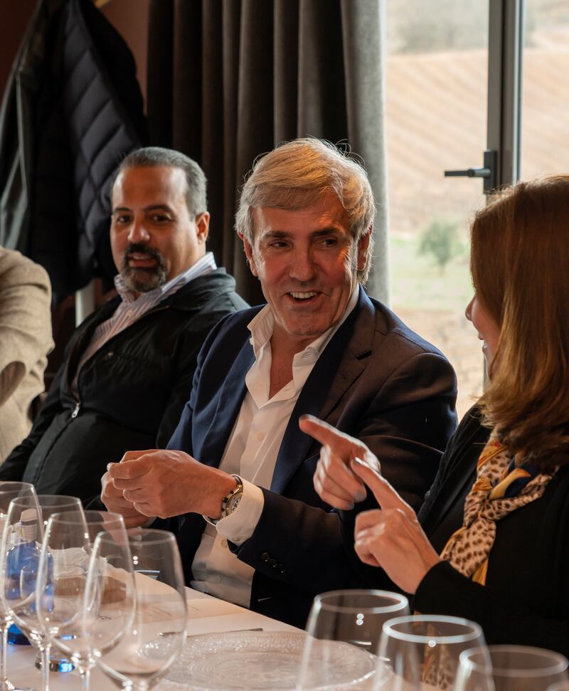 José Moro, recibió a todo lujo a la delegación boricua con un almuerzo en el restaurante de la bodega, reconocido en la Guía Michelin.