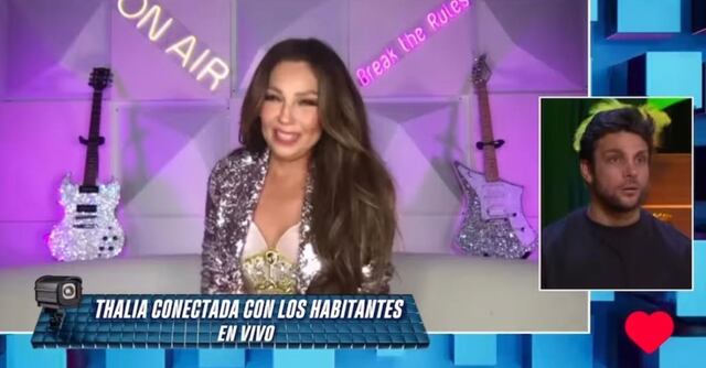 Thalía casi “mete la pata” con sorpresa a los habitantes de “La casa de los famosos México”