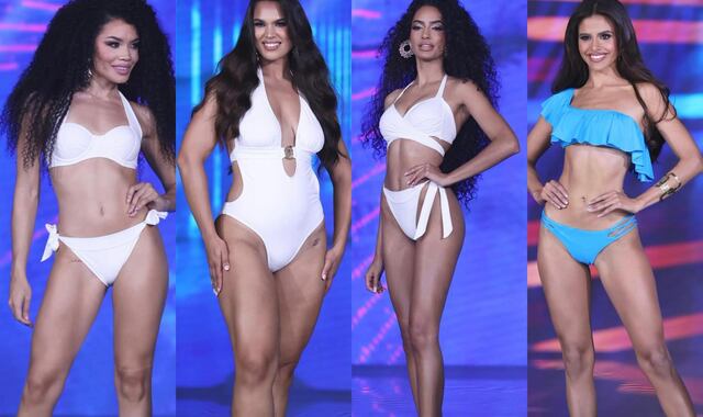 Candidatas de Miss Universe Puerto Rico lucen sus figuras en la preliminar
