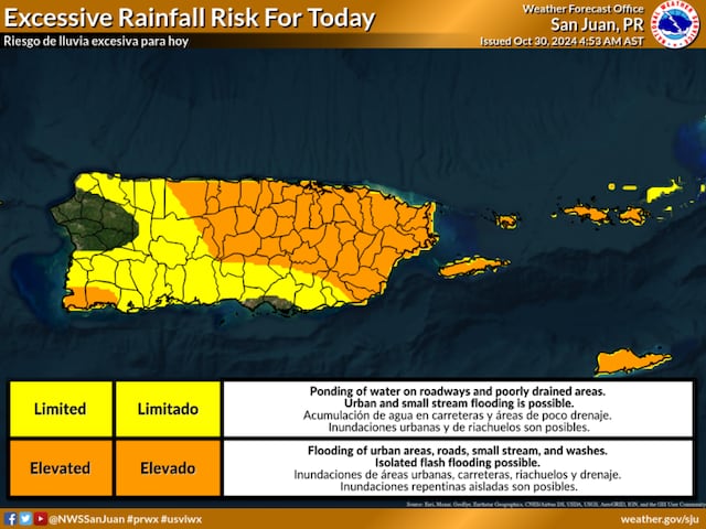 Pronostican patrón de clima más lluvioso e inestable para este miércoles