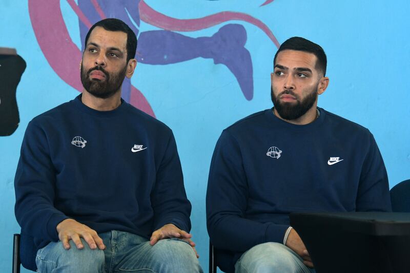 Jorge Meléndez Padilla, ciego, y jugador de Goalball. El Departamento de Corrección y Rehabilitación, presenta el nuevo programa de deportes destinado a la población correccional. Institución Correccional 501. Bayamón. Metro PR 4 de febrero de 2025