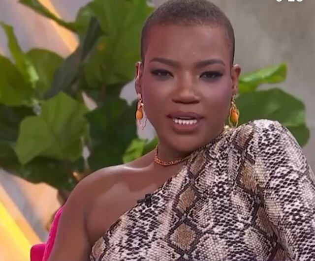 Chiky Bombom muestra su cabellera natural en “Hoy Día”