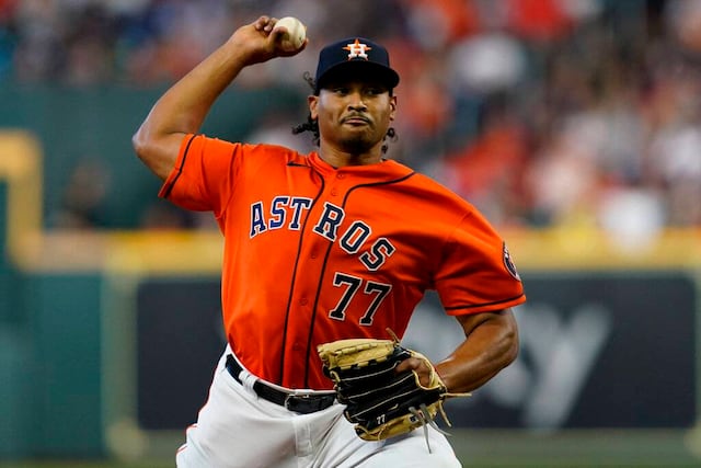 Venezolano Luis García abrirá por los Astros en sexto juego frente a Medias Rojas
