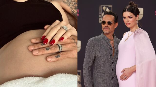 Aseguran que Nadia Ferreira dio “pista” del sexo de su bebé con Marc Anthony