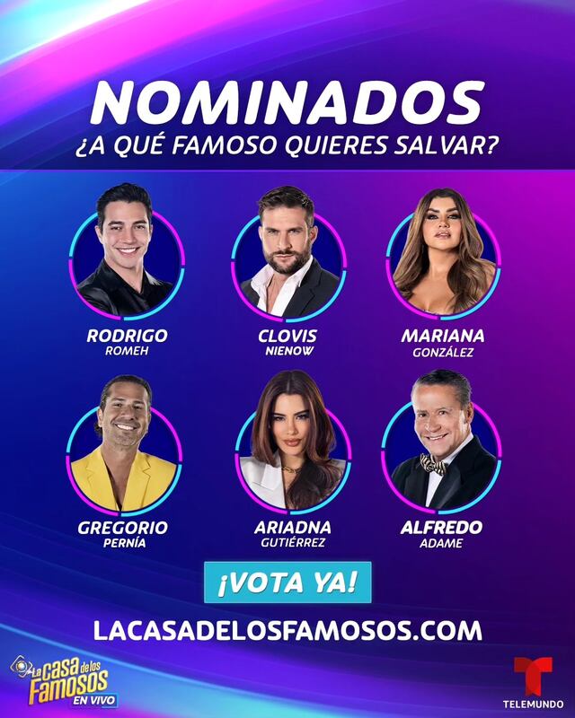 Cuarta nominación de “La Casa de los Famosos 4″ deja seis habitantes en la cuerda floja