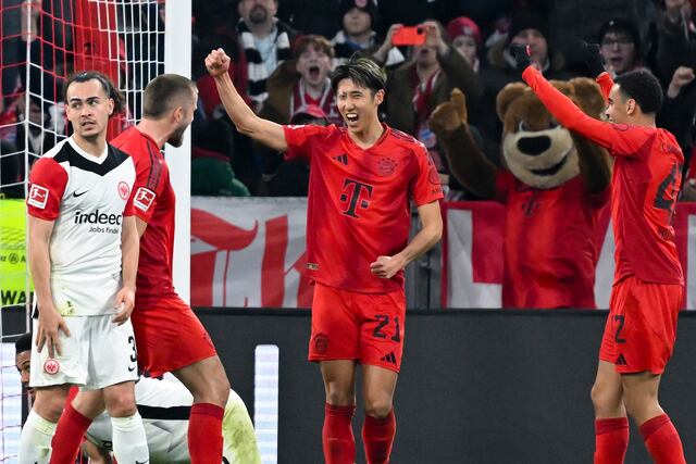 Bayern vence al Frankfurt y mantiene su ventaja en la cima de la Bundesliga