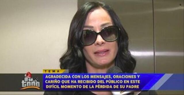 Dayanara llega a Puerto Rico y agradece apoyo por la muerte de su padre