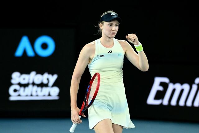 Elena Rybakina avanza a la final del Abierto de Australia tras vencer a Jessica Pegula