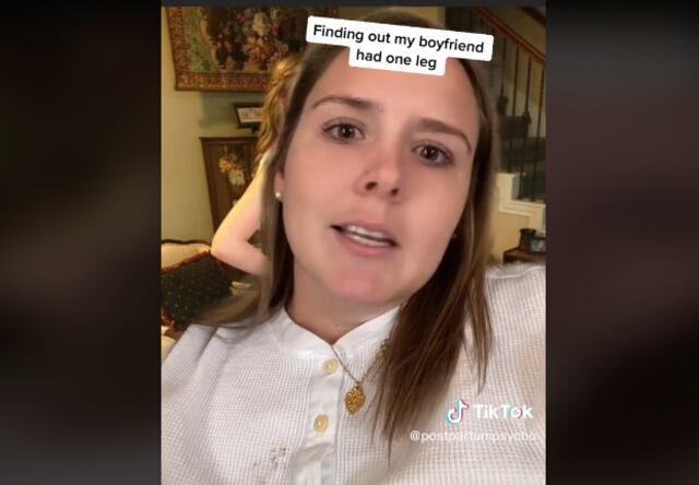 Mujer descubre que a su novio le faltaba una pierna tras meses de relación