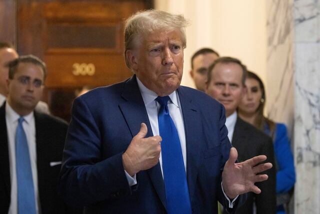 Ratifican multa a Donald Trump por comentario durante su juicio por fraude