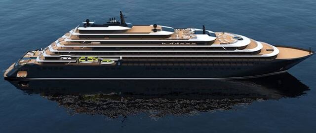 Conoce el Evrima, el lujoso yate de Ritz-Carlton que partirá desde San Juan en su viaje inaugural
