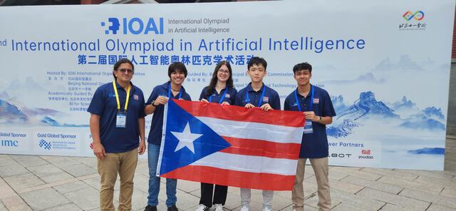 Puerto Rico logra séptimo lugar grupal en la Olimpiada Internacional de Inteligencia Artificial