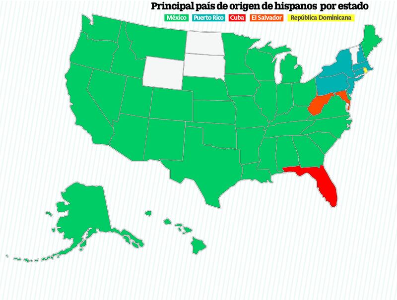 ¿De dónde llegan los hispanos o latinos?