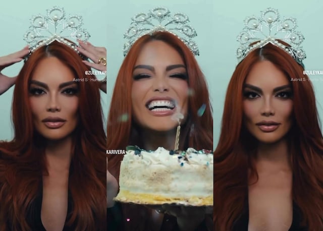 Zuleyka Rivera se vuelve a poner icónica corona para celebrar sus 38 años