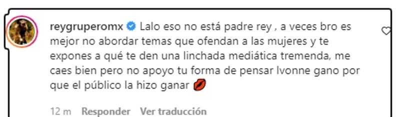 Captura de Instagram