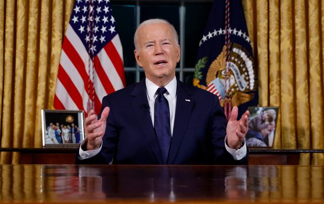 Biden solicita más fondos para Israel, Ucrania y migración