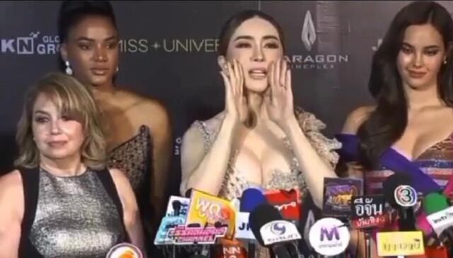 Dueña de Miss Universo da pista de la nueva corona
