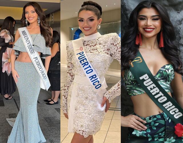 Las tres bellezas puertorriqueñas que buscan coronas para la isla en importantes concursos internacionales