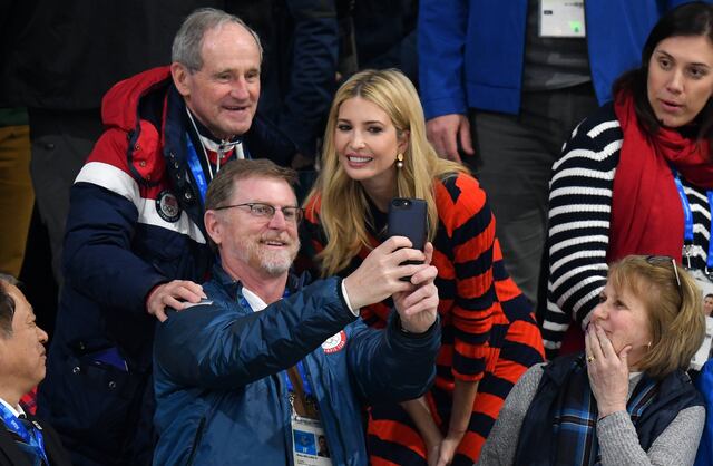 Ivanka Trump se roba las miradas en los Juegos Olímpicos de Corea del Sur