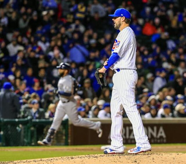 Lackey dominó en victoria de los Cubs a Boston