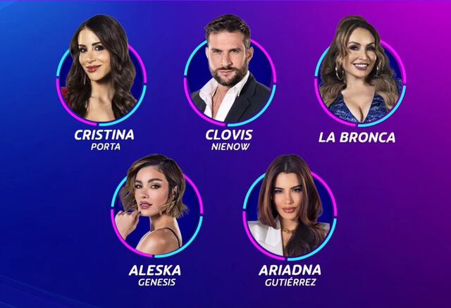 Estos son los nominados de “La Casa de los Famosos”