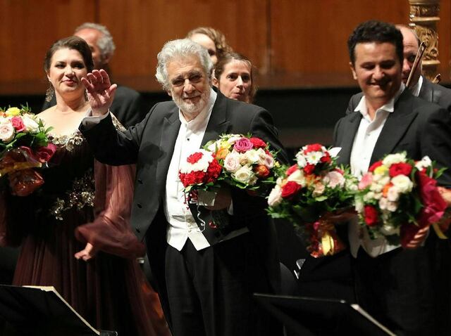 VIDEO. Plácido Domingo ovacionado en su primera presentación tras denuncias de acoso