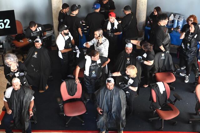 ¡Histórico! 192 personas se pintaron sus cabellos en honor al “Team Rubio” y establecen nuevo Récord Guinness