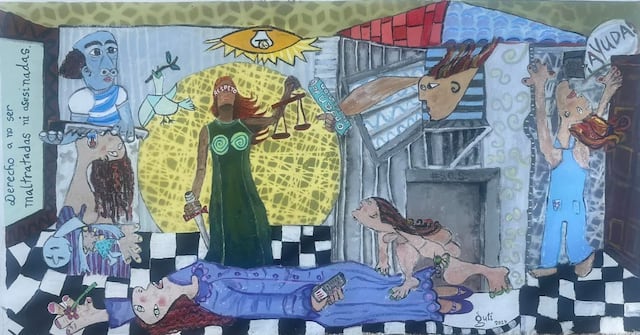 “La Guernica Machista” y su mensaje antiabuso