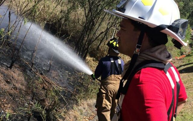 Barbacoa ocasiona incendio forestal en Coamo