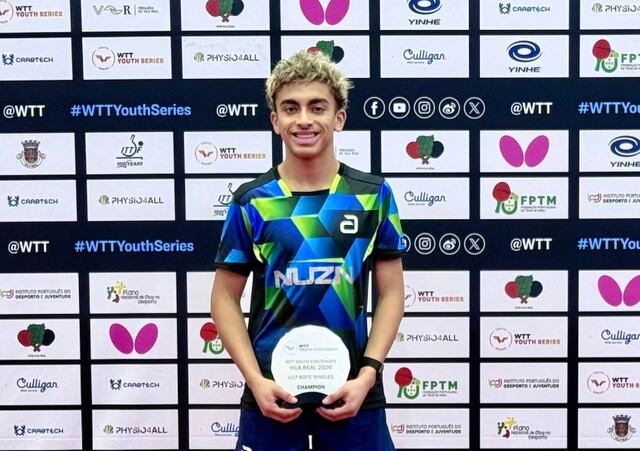 El juvenil Steven Moreno conquista el WTT Youth Contender Vila Real