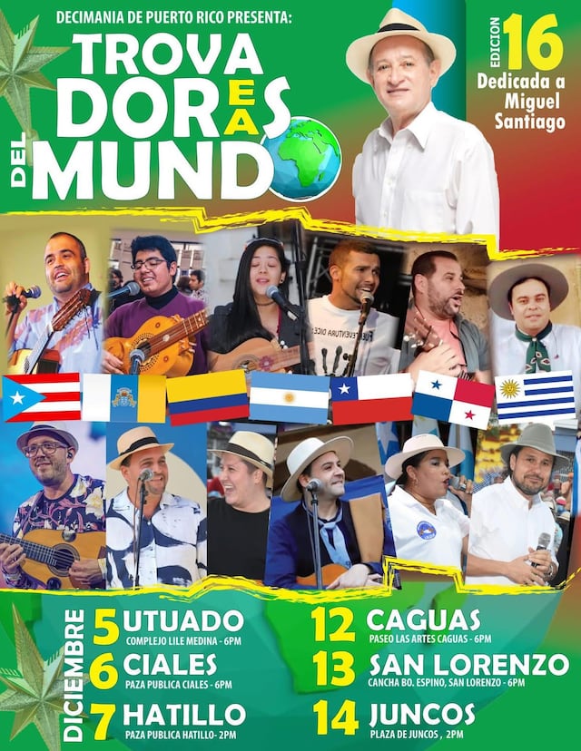 Trovadores locales e internacionales se unen en el evento “Trovadores del Mundo… en Navidad”