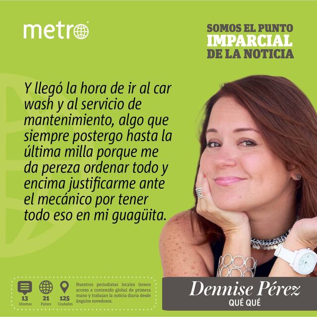Un ratito en el 'car wash'