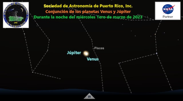 Majestuoso junte de Venus y Júpiter se podrá ver a simple vista desde Puerto Rico