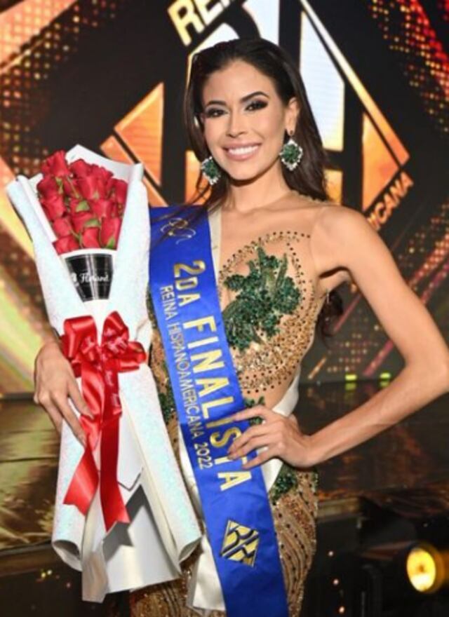 Ediris Rivera brilla en la final de Reina Hispanoamericana 2022