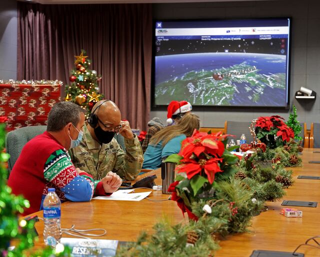 Comando de Defensa Aeroespacial de Norteamérica sigue los pasos de Santa