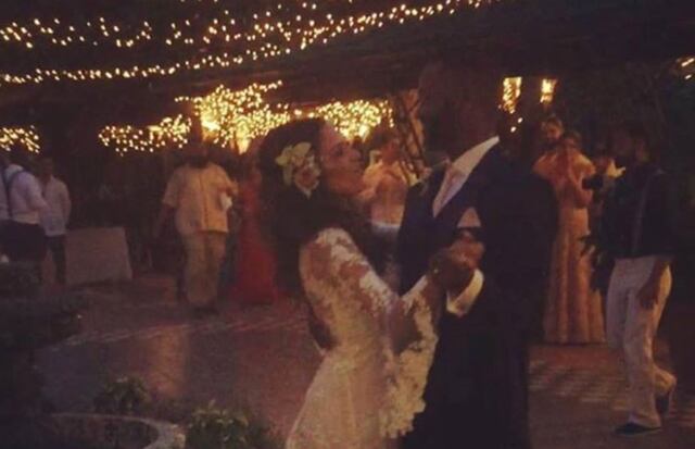 Se casan Modesto Lacén y Ana Teresa Toro