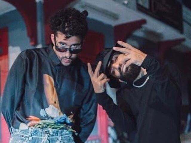 Video: Bad Bunny y Arcángel hacen tremenda fiesta en Santurce
