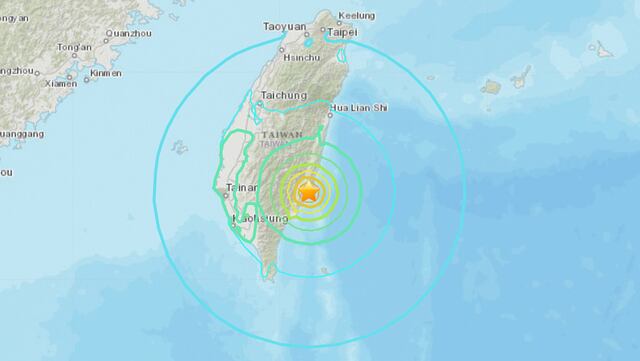 Navidad con susto: fuerte temblor sorprende a Taiwán