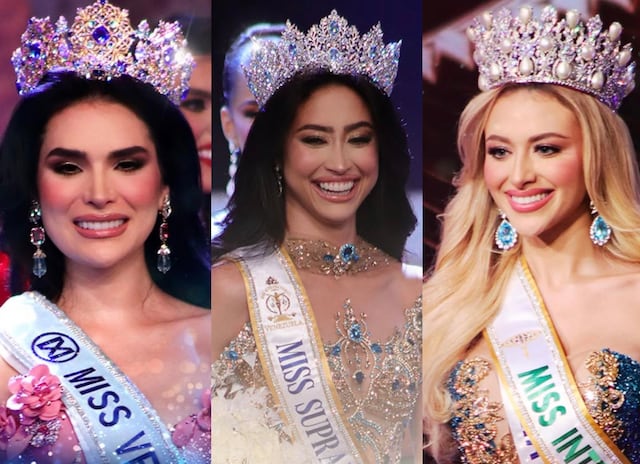 Venezuela corona a sus reinas para Miss Mundo, Miss Supranational y Miss International 2026