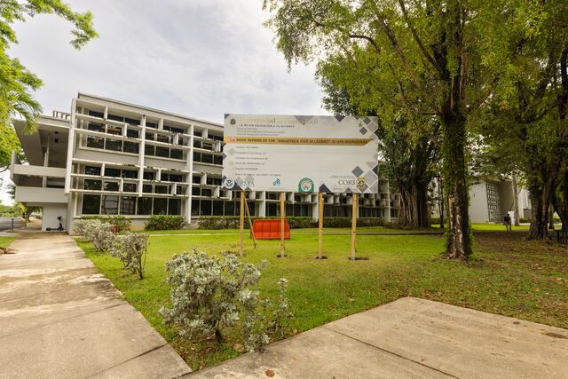 Comienzan trabajos de reparación de la Biblioteca José M. Lázaro de la UPR-RP