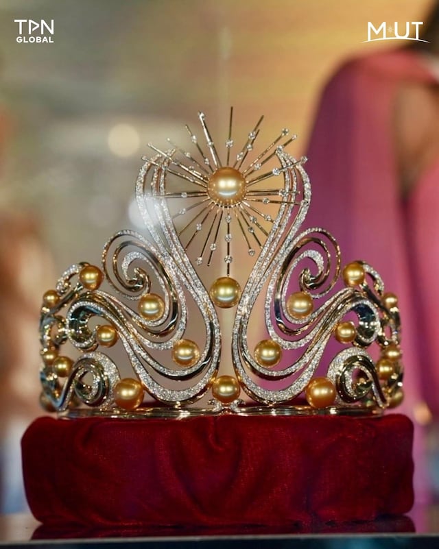Cuenta con 23 perlas doradas: Miss Universo presenta nueva corona
