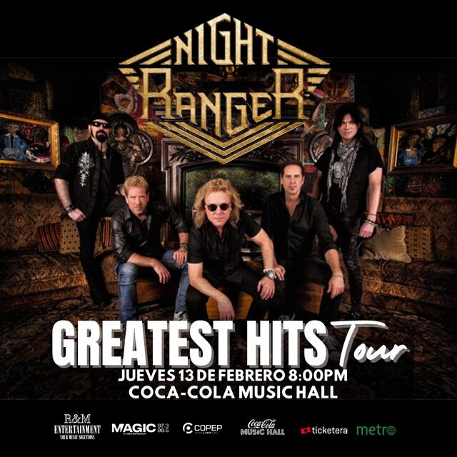 El rock de la banda Night Ranger llega al Coca-Cola Music Hall