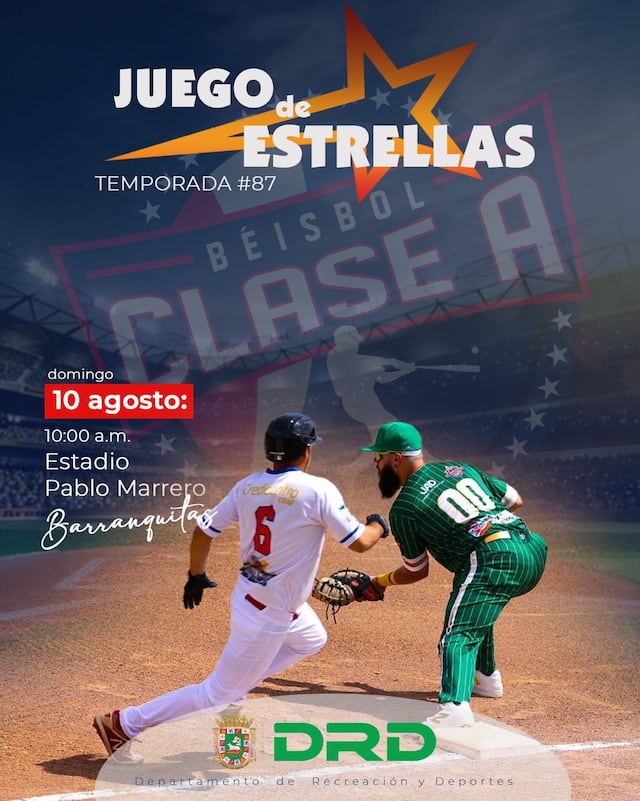 Barranquitas será sede del Juego de Estrellas del Béisbol Clase A este domingo